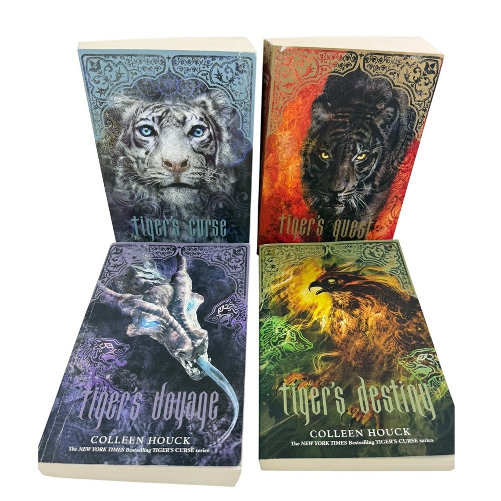 Colleen Houck Tiger's Curse Series Books 1-4 Paperback Set YA Fantasy Romance